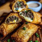 Philly Cheesesteak Egg Rolls
