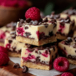 Raspberry Chocolate Chip Cream Bars