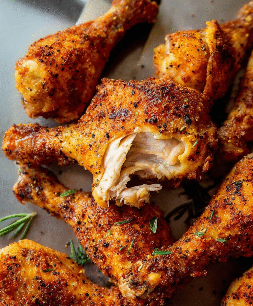 Seasoned Crispy Chicken Drumsticks