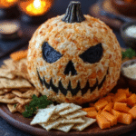 Skellington Cheese Ball Appetizer