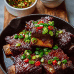 Sticky Garlic Soy Braised Short Ribs