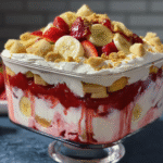 Strawberry Banana Pudding Layer Delight