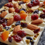White Chocolate Fruit & Nut Bark Tray