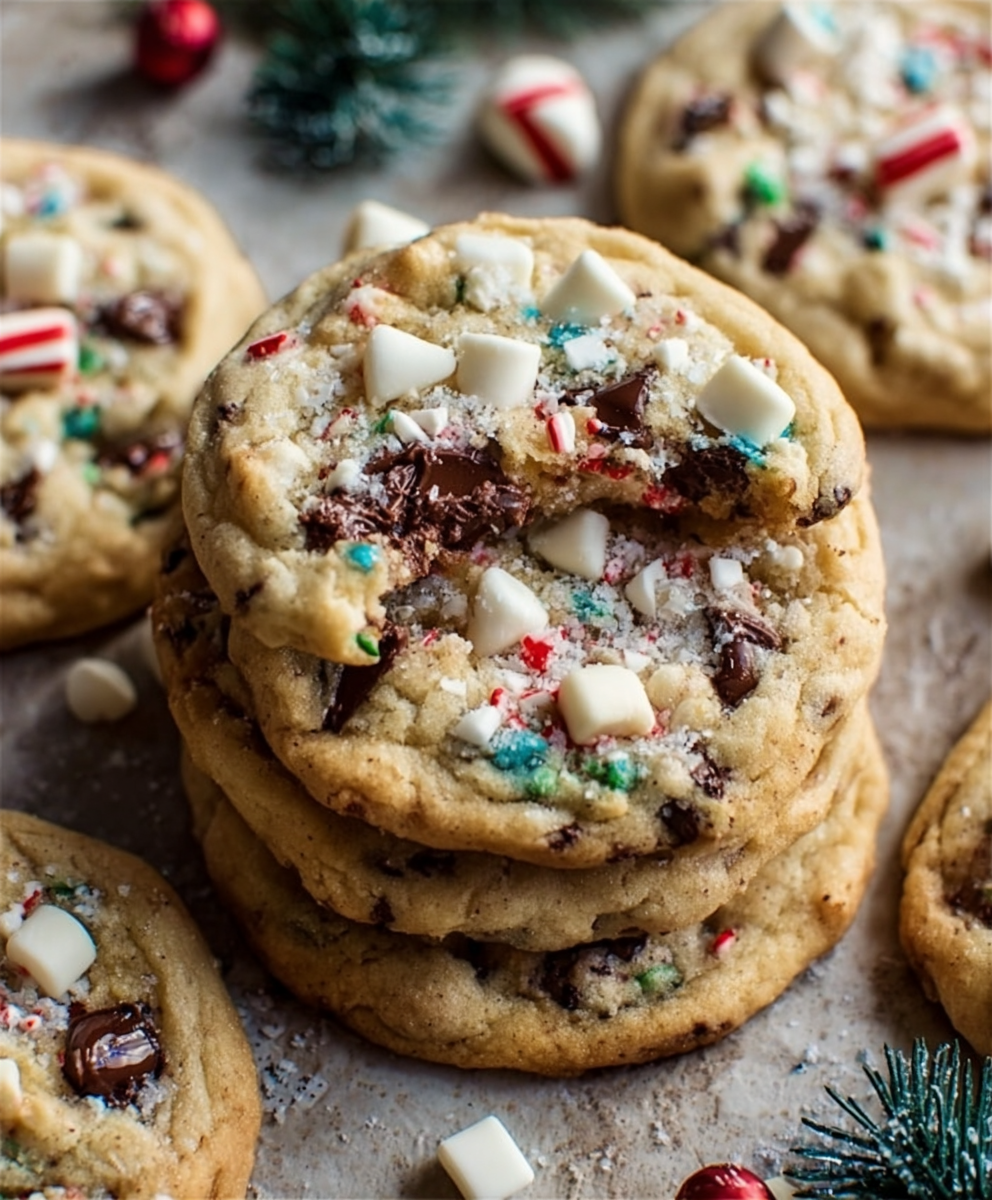 Winter Wonderland Chocolate Chip Cookies