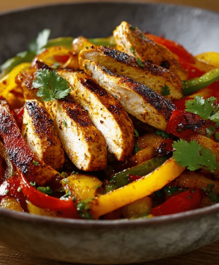 Authentic Chicken Fajitas