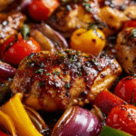 Balsamic-Glazed Chicken & Veggies
