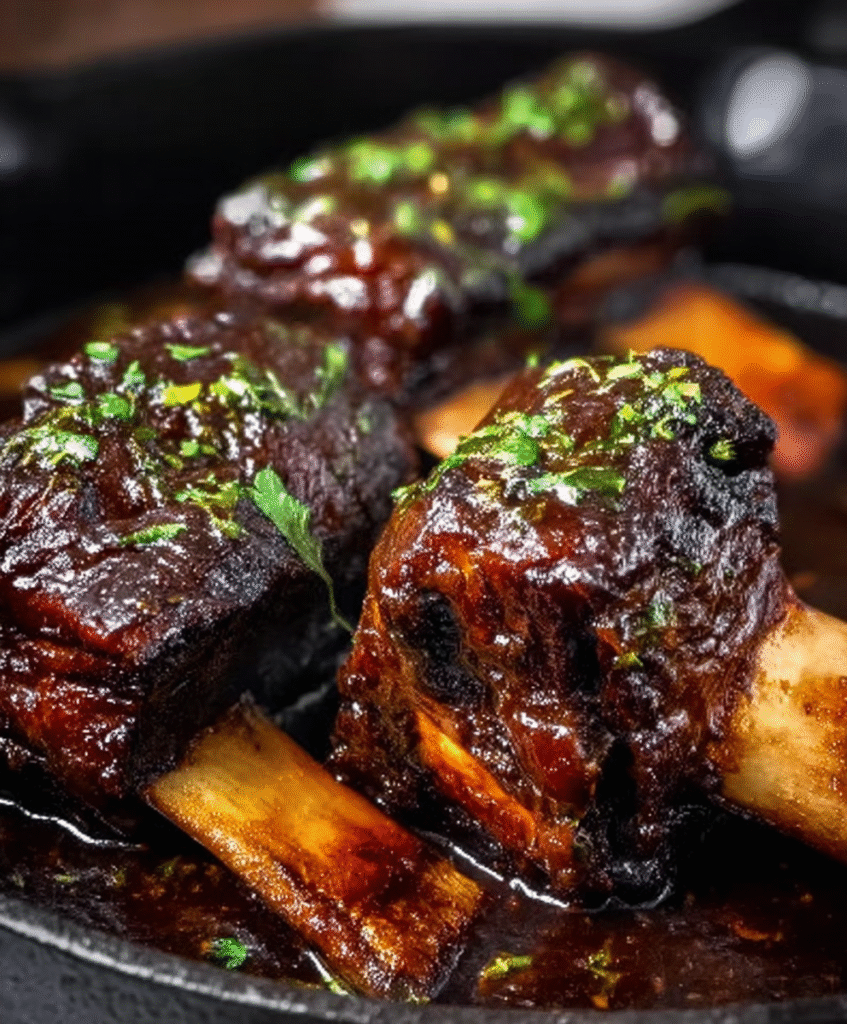Caramelized Asian-Style Slow Roast Beef Short Ribs
