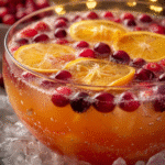 Christmas Morning Citrus–Berry Punch