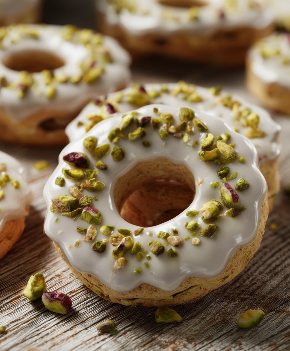 Christmas Wreath Cranberry Pistachio Cookies