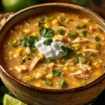 Cozy Mexican Corn Chicken Soup