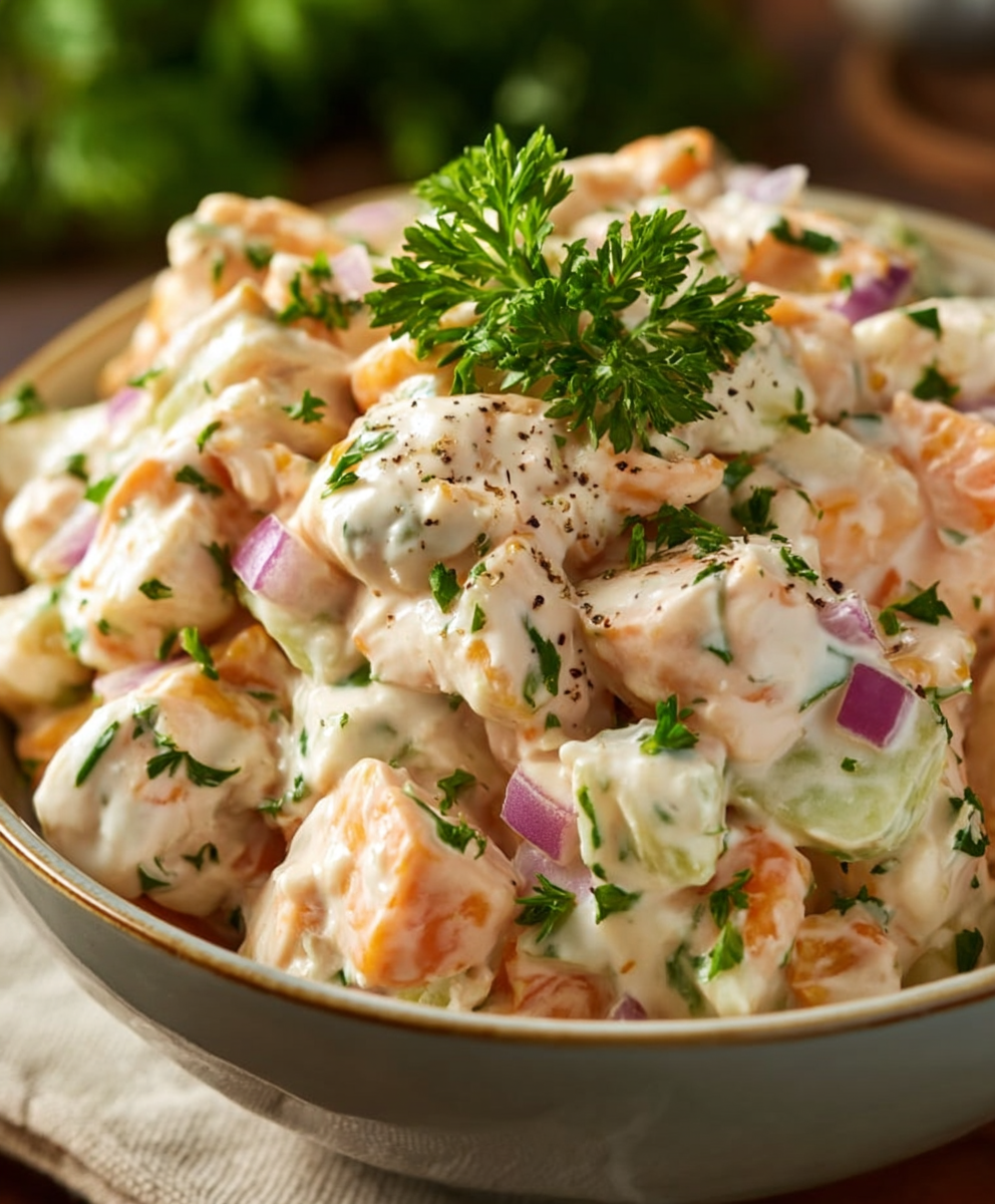 Creamy Chicken Salad Chick–Style Copycat