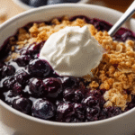 Easy Blueberry Crisp