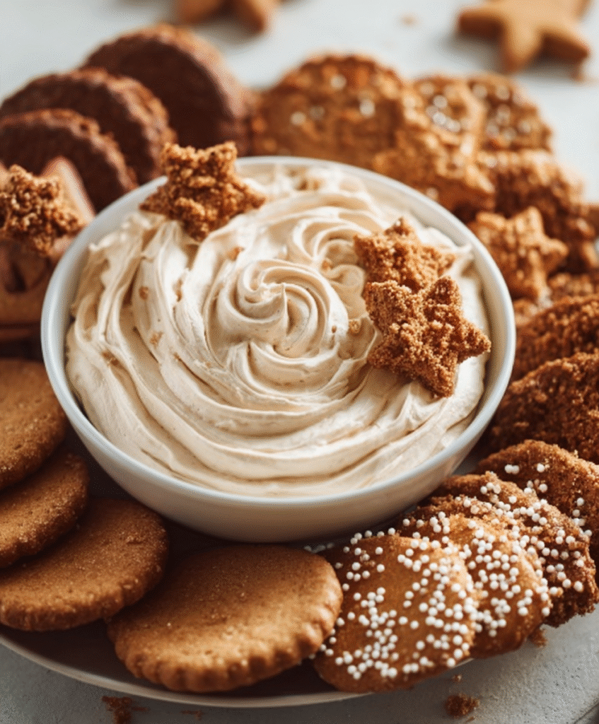Fluffy Gingerbread Cheesecake Dip