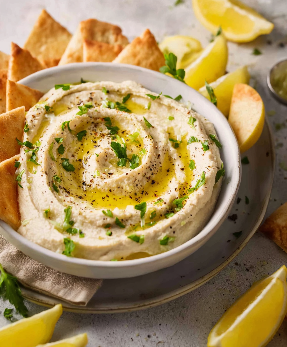 Garlic-Lemon White Bean Whip