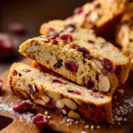 Golden Cranberry Almond Biscotti