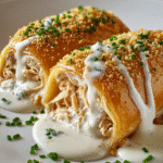Golden Creamy Chicken Pillows