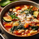 Hearty Homemade Minestrone Bowl