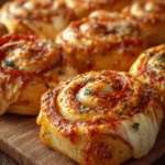 Irresistible Flaky Mozzarella Pizza Rolls