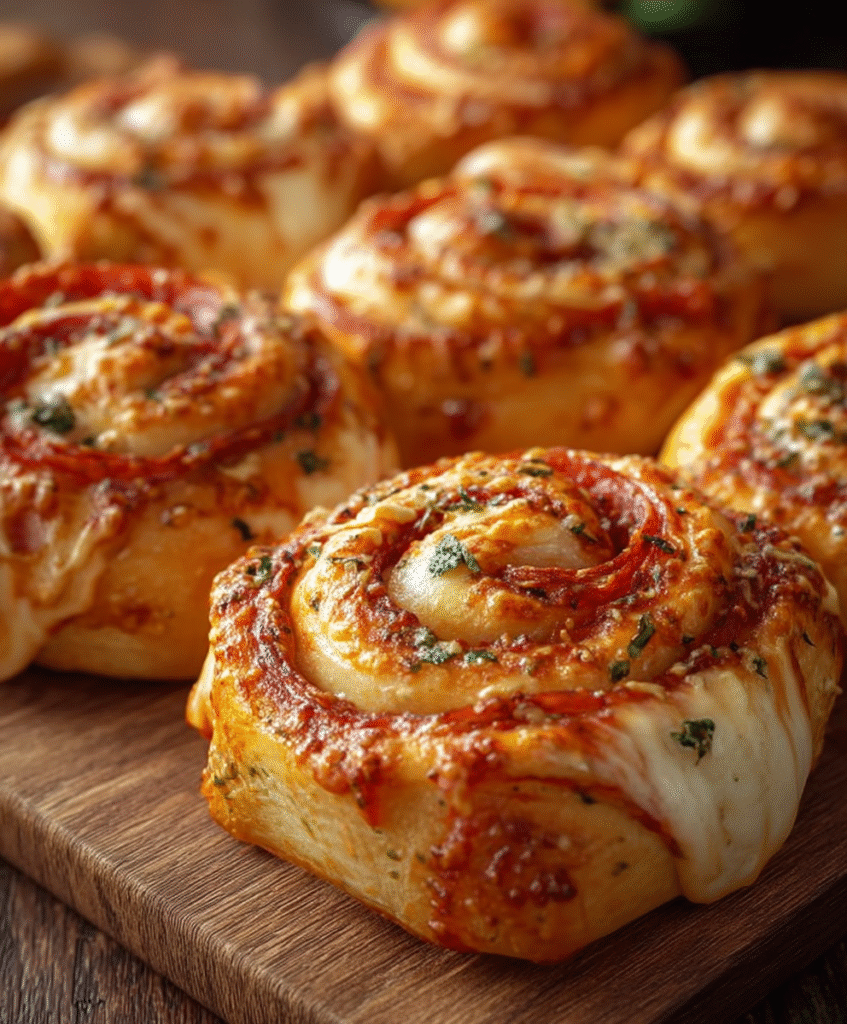 Irresistible Flaky Mozzarella Pizza Rolls