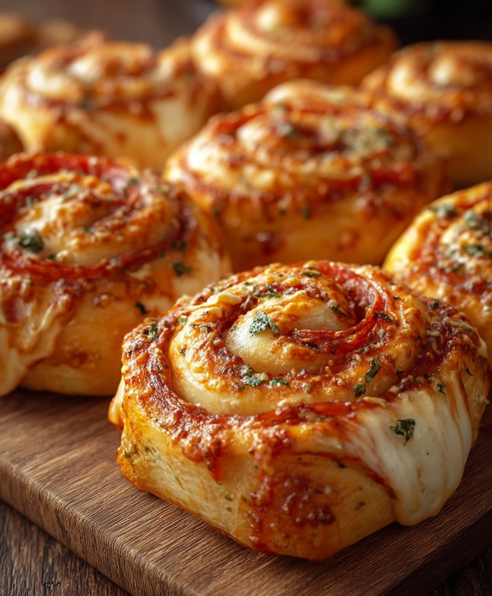 Irresistible Flaky Mozzarella Pizza Rolls