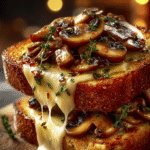 Irresistible Swiss Mushroom Melt Toast
