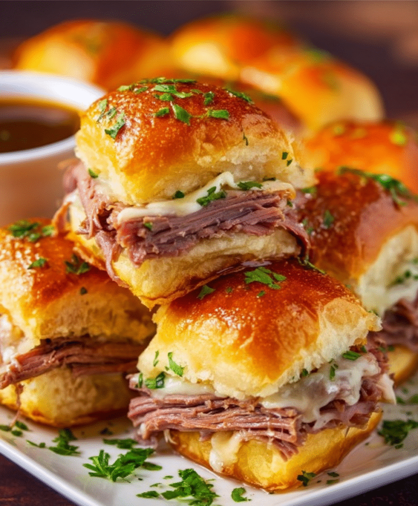 Melty French Dip Sliders