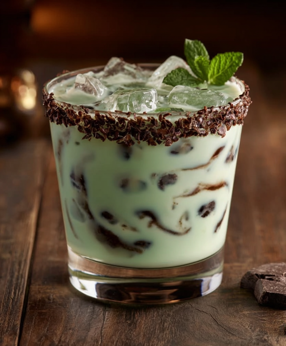 Mint Chocolate Chip White Russian