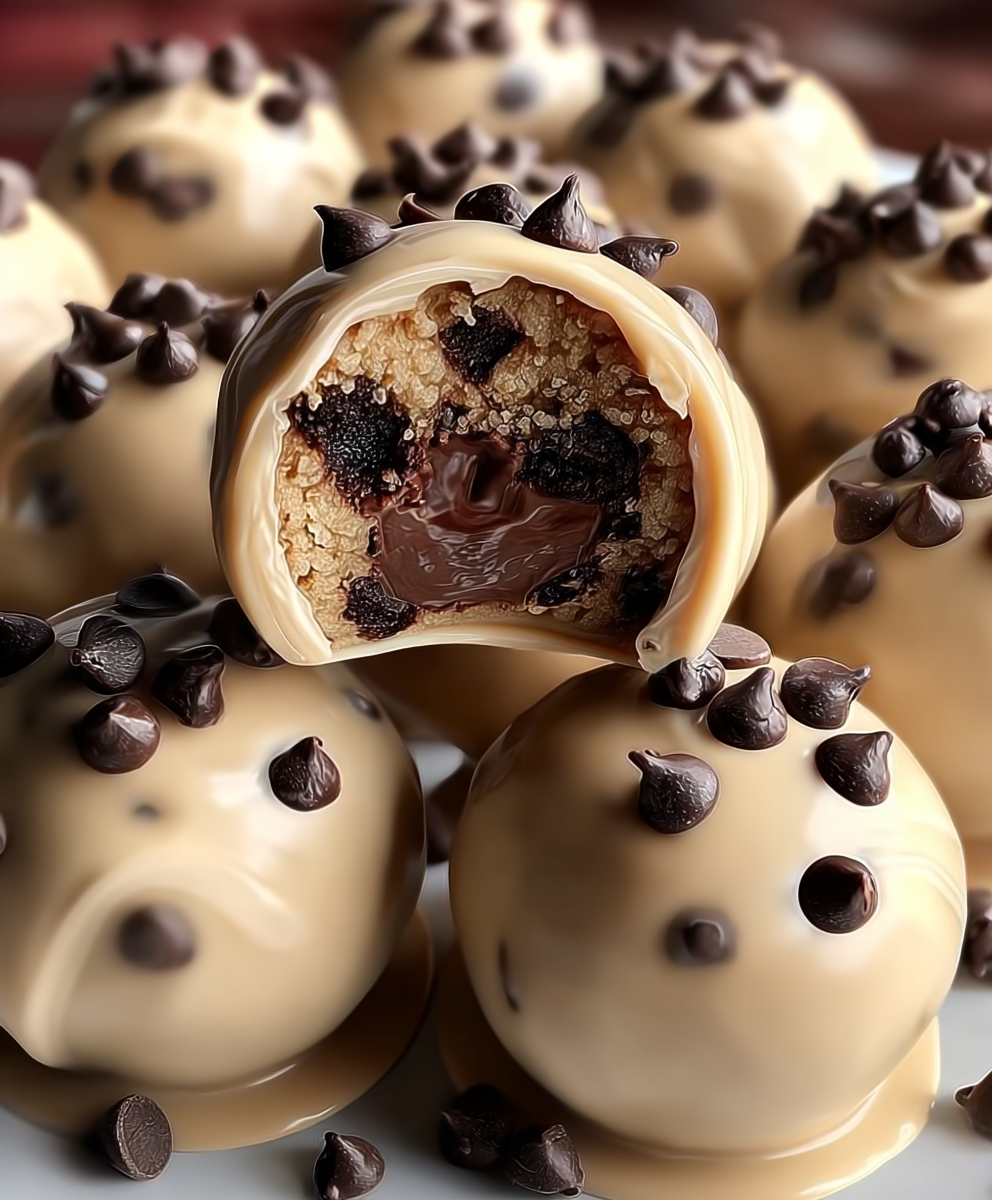No-Bake Chocolate Chip Cookie Dough Truffles