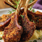 Parmesan-Crusted Lamb Chops with Rosemary & Garlic