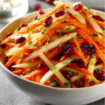 Refreshing Apple Cranberry Carrot Crunch Salad