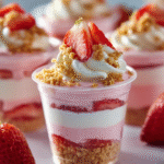 Strawberry Crunch Cheesecake Cups