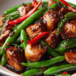 Sweet Chili Chicken & Green Bean Stir Fry