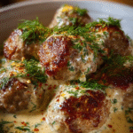 Weeknight Swedish Meatballs with Smoked Paprika Dill Sauce