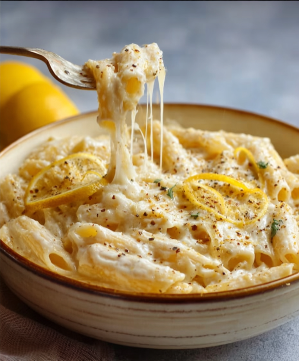 Baked Lemon Boursin Pasta