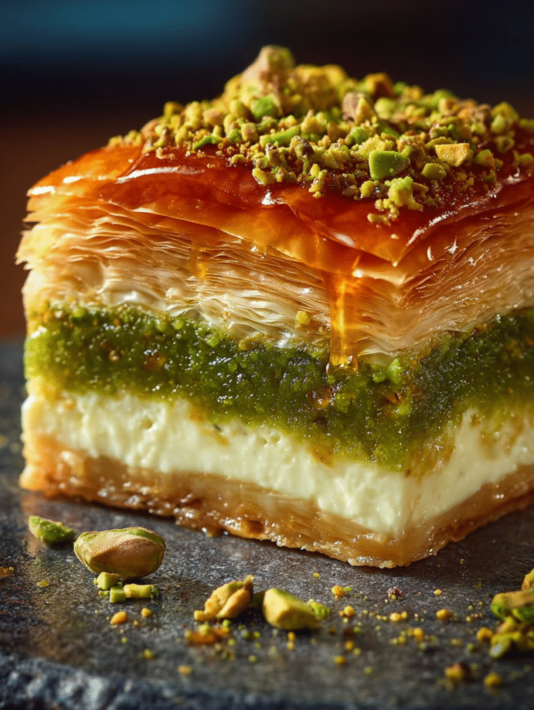 Baklava Pistachio Cheesecake Fusion
