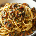 Brown Butter Mushroom Pasta