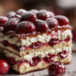 Cherry Amaretto Tiramisu Elegance