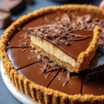 Christmas Chocolate Biscoff Silk Tart