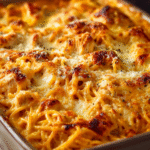 Creamy Chicken Spaghetti Casserole
