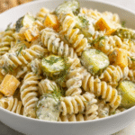 Creamy Dill Pickle Crunch Pasta Salad