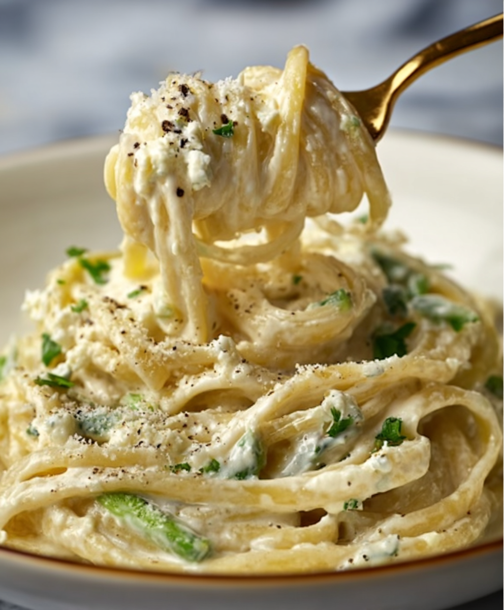 Creamy Lemon Feta Comfort Pasta