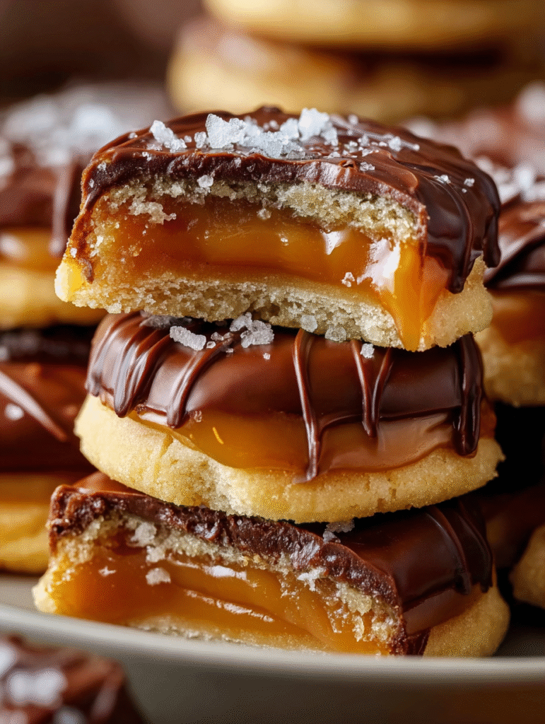 Homemade Twix-Style Cookie Bars