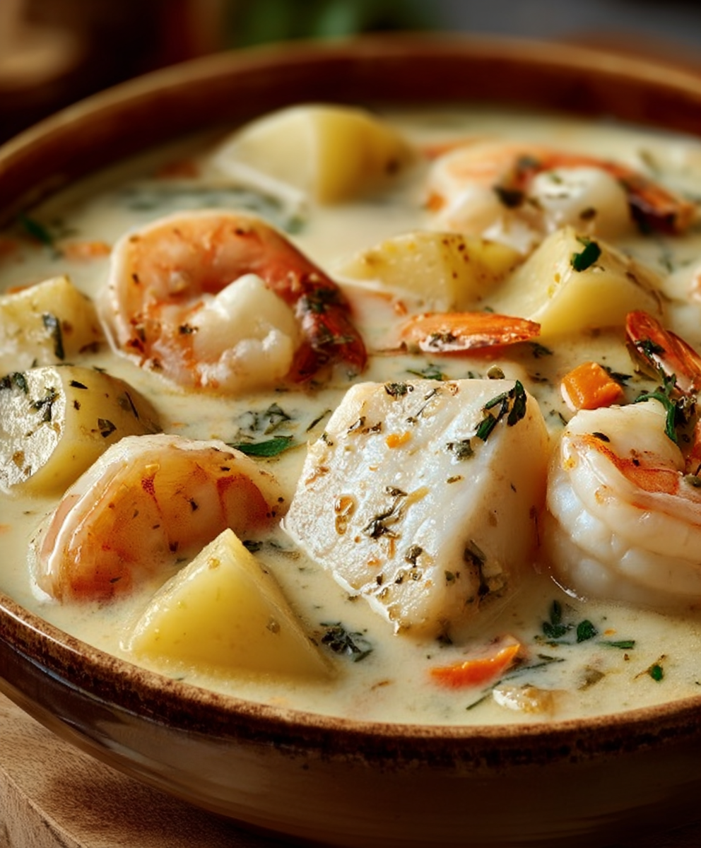 Nova Scotia Creamy Seafood Chowder