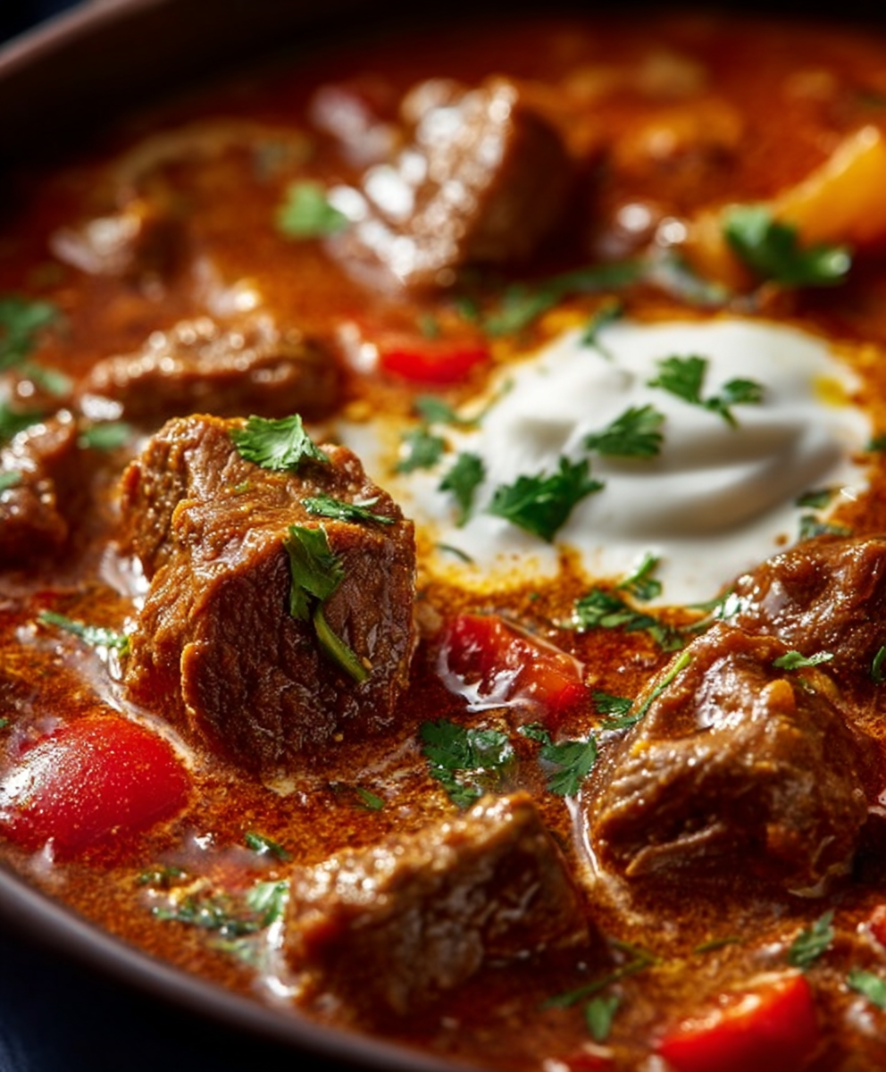 One-Pot Mughlai Lamb Kalya with Yogurt & Cream