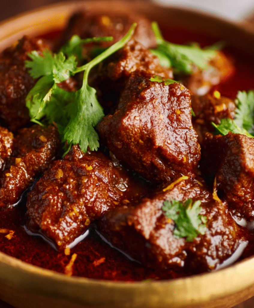 One-Skillet Beef Vindaloo