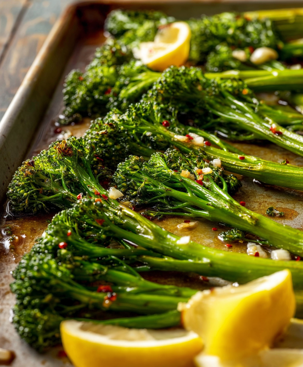 Perfectly Roasted Broccolini