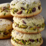Pistachio Cream–Stuffed Cookies