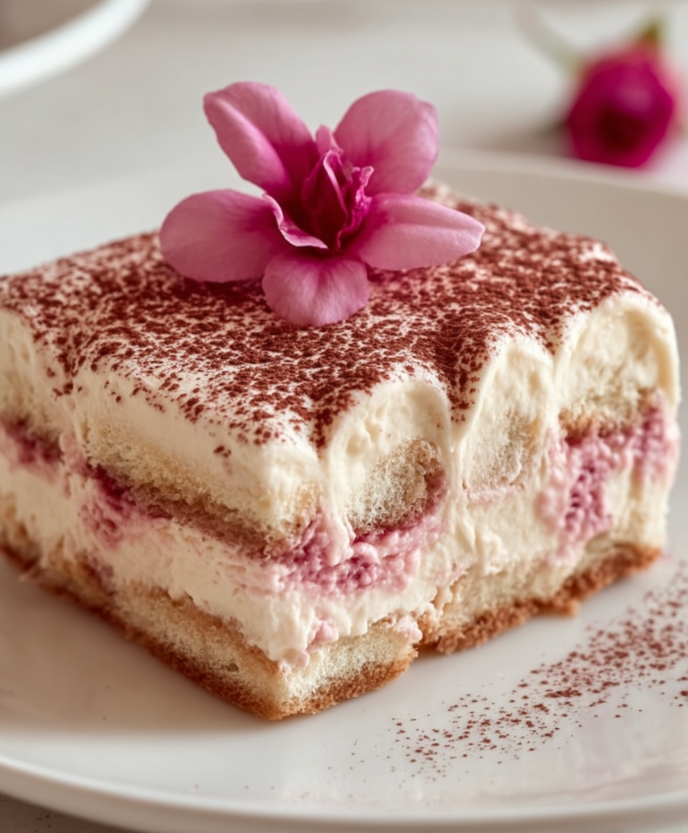 Rose Milk Tiramisu Dream