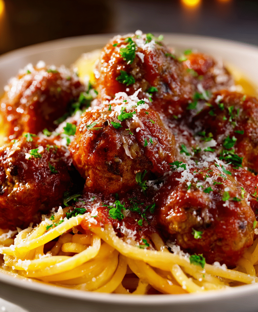 Saucy Sunday Spaghetti Meatballs (Beginner-Proof)