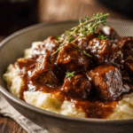 Slow Cooker Beef Manhattan